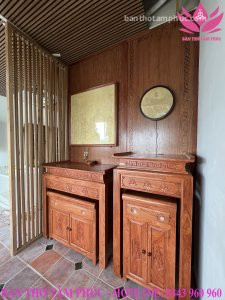 CẬP NHẬT HOÀN THIỆN KHÔNG GIAN THỜ TẠI NHÀ KHÁCH HÀNG CHÚ THÚY