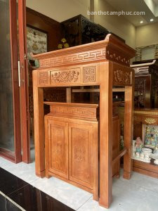 Tủ Thờ Hiện Đại Gỗ Sồi – TT38