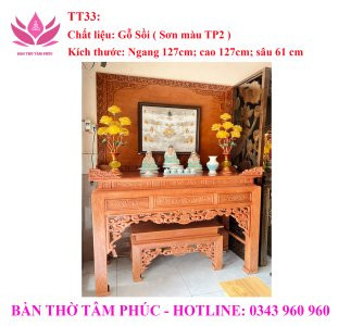 Tủ Thờ Hiện Đại Gỗ Sồi – TT40