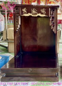 Bàn thờ thần tài ông địa gỗ sồi BD22