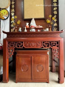 Tủ Thờ Hiện Đại Gỗ Gụ – TTGU03
