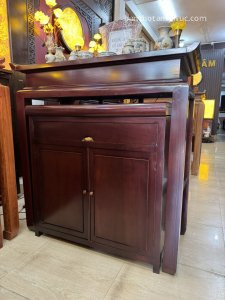 Tủ Thờ Hiện Đại Gỗ Gụ – TTGU06