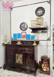 MẪU TỦ THỜ TAM ĐA, TỦ THỜ NAM BỘ, TỦ THỜ GIA TIÊN, TỦ THỜ HƯƠNG ĐÁ TTHĐ11