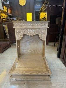 Bàn thờ thần tài ông địa gỗ sồi BD25