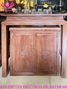 Tủ Thờ Hiện Đại Gỗ Hương Đá – TTHĐ12