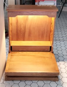 Bàn thờ thần tài ông địa gỗ sồi BD30