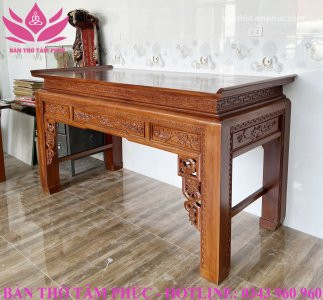 Tủ Thờ Hiện Đại Gỗ Gõ – TTG11