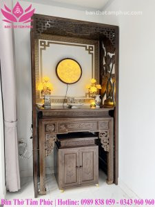 CẬP NHẬT HOÀN THIỆN KHÔNG GIAN THỜ TẠI NHÀ KHÁCH HÀNG CHỊ MAI TRÚC.