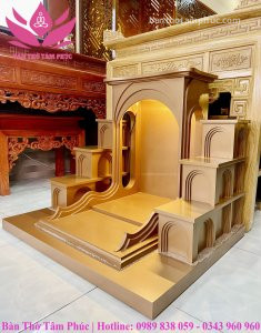 Bàn thờ thần tài ông địa hiện đại gỗ MDF BD33.