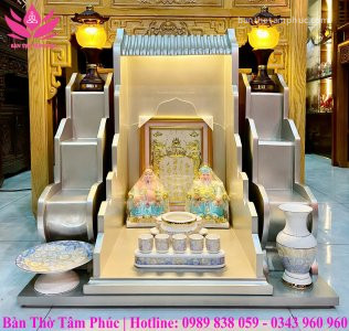 Bàn thờ thần tài ông địa hiện đại gỗ MDF BD37.