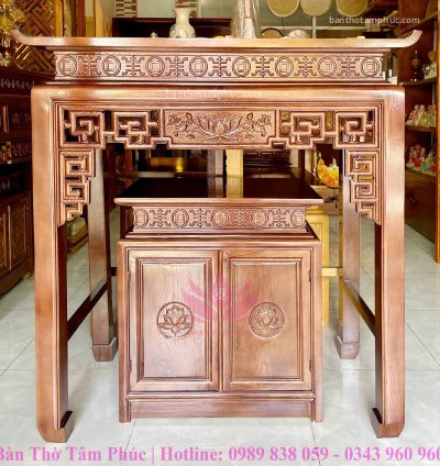 Tủ Thờ Hiện Đại Gỗ Sồi – TT42