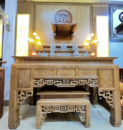 Tủ Thờ Hiện Đại Gỗ Sồi – TT31