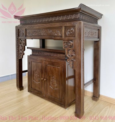 Tủ Thờ Hiện Đại Gỗ Sồi – TT44