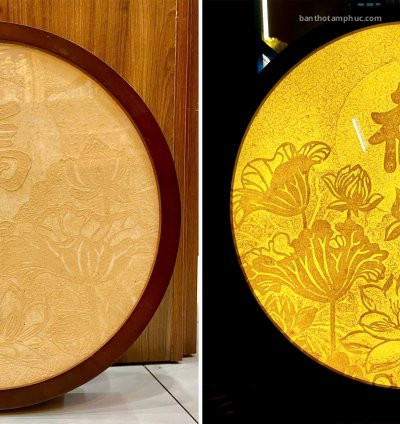 Tranh trúc chỉ chữ " Phúc Hán " TTC24