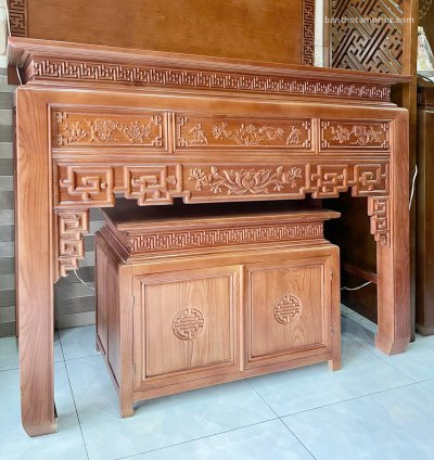 Tủ Thờ Hiện Đại Gỗ Sồi – TT47