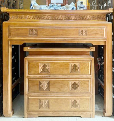 Tủ Thờ Hiện Đại Gỗ Sồi – TT48