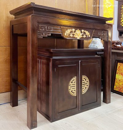 Tủ Thờ Hiện Đại Gỗ Sồi – TT49