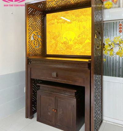 [HOÀN THIỆN PHÒNG THỜ] – KHÔNG GIAN TÂM LINH ẤM CÚNG CHO GIA ĐÌNH AN YÊN