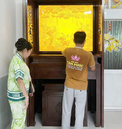 [HOÀN THIỆN PHÒNG THỜ] – KHÔNG GIAN TÂM LINH ẤM CÚNG CHO GIA ĐÌNH AN YÊN