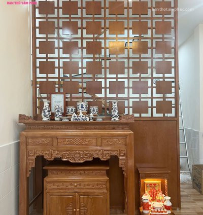 CẬP NHẬT HOÀN THIỆN KHÔNG GIAN THỜ TẠI NHÀ KHÁCH HÀNG ANH THỊNH.