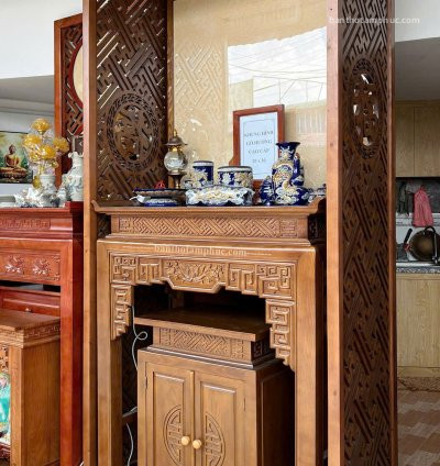 Tủ Thờ Hiện Đại Gỗ Sồi – TT50