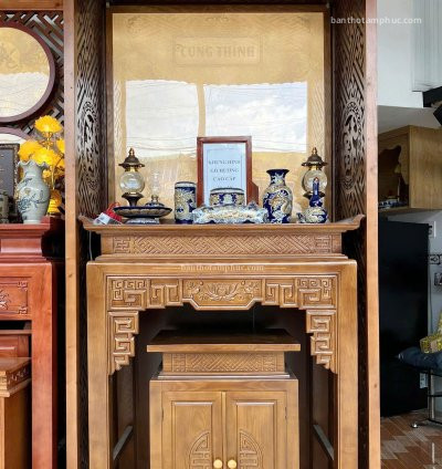 Tủ Thờ Hiện Đại Gỗ Sồi – TT50