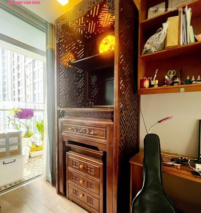 Tủ Thờ Hiện Đại Gỗ Sồi – TT52