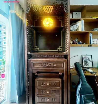 Tủ Thờ Hiện Đại Gỗ Sồi – TT52