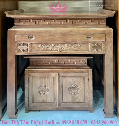 Tủ Thờ Hiện Đại Gỗ Sồi – TT54