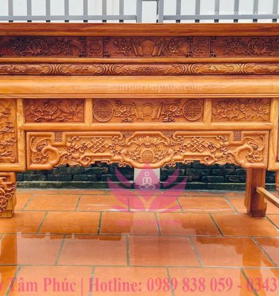 Tủ Thờ Hiện Đại Gỗ Gõ – TTG12