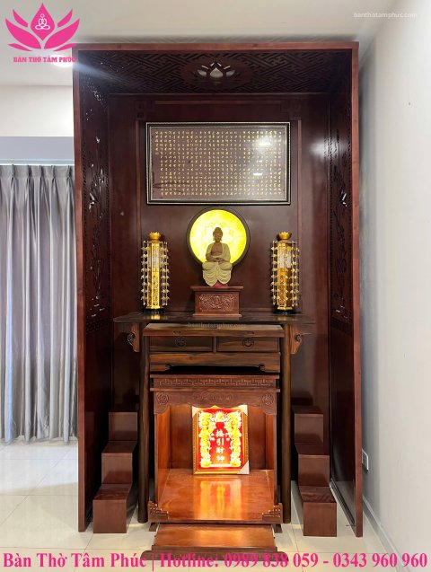 CẬP NHẬT HOÀN THIỆN KHÔNG GIAN THỜ TẠI NHÀ KHÁCH HÀNG.