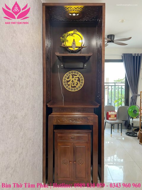 CẬP NHẬT HOÀN THIỆN KHÔNG GIAN THỜ TẠI NHÀ KHÁCH HÀNG.