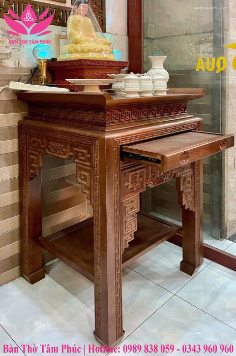 Tủ Thờ Hiện Đại Gỗ Sồi – TT58