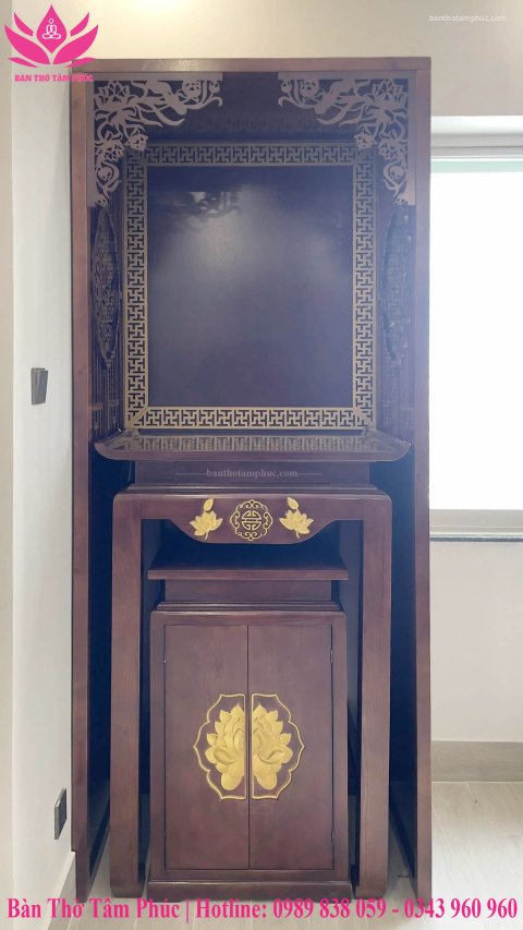 Tủ Thờ Hiện Đại Gỗ Sồi – TT02