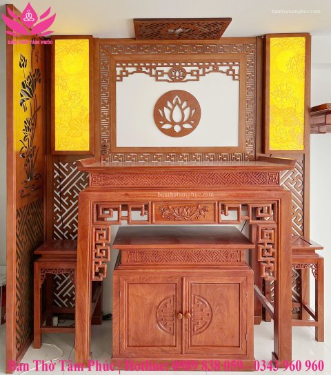 Tủ Thờ Hiện Đại Gỗ Sồi – TT06