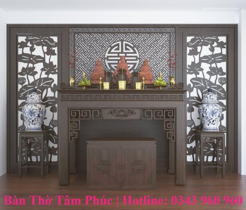Tủ Thờ Hiện Đại Gỗ Sồi – TT07