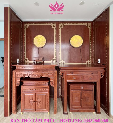 Tủ Thờ Hiện Đại Gỗ Hương Đá – TTHĐ01
