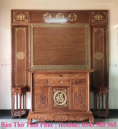 Tủ Thờ Hiện Đại Gỗ Sồi – TT08