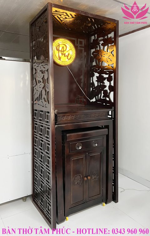 Tủ Thờ Hiện Đại Gỗ Sồi – TT11