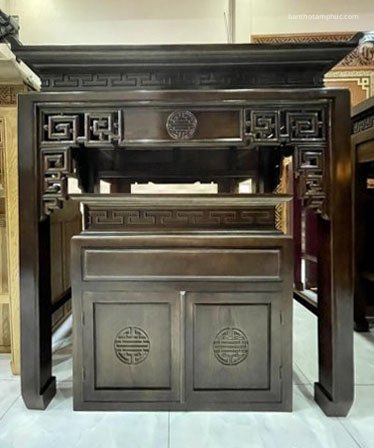 Tủ Thờ Hiện Đại Gỗ Sồi – TT15