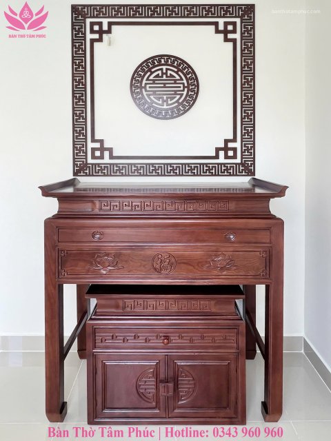 Tủ Thờ Hiện Đại Gỗ Sồi – TT16