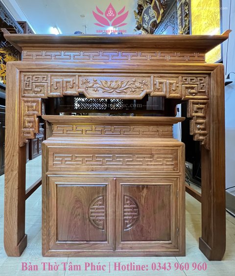 Tủ Thờ Hiện Đại Gỗ Hương Đá – TTHĐ07