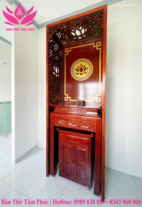 Tủ Thờ Hiện Đại Gỗ Sồi – TT22