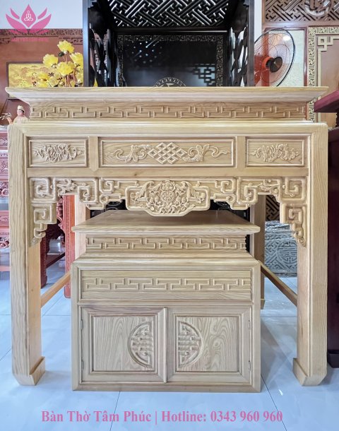 Tủ Thờ Hiện Đại Gỗ Sồi – TT24