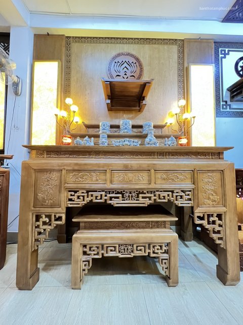 Tủ Thờ Hiện Đại Gỗ Sồi – TT31