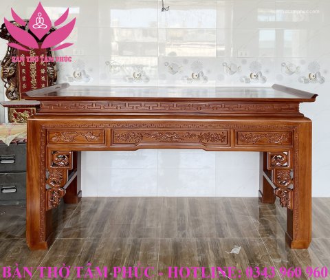 Tủ Thờ Hiện Đại Gỗ Gõ – TTG11