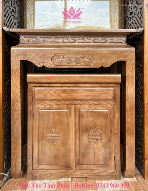 Tủ Thờ Hiện Đại Gỗ Sồi – TT50