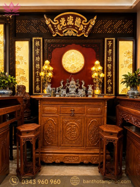 Tủ Thờ Hiện Đại Gỗ Sồi – TT08