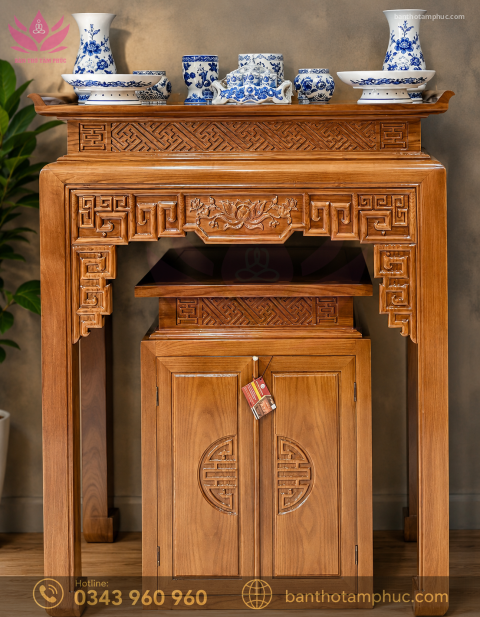 Tủ Thờ Hiện Đại Gỗ Sồi – TT41