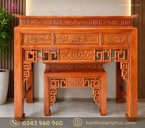Tủ Thờ Hiện Đại Gỗ Sồi – TT44